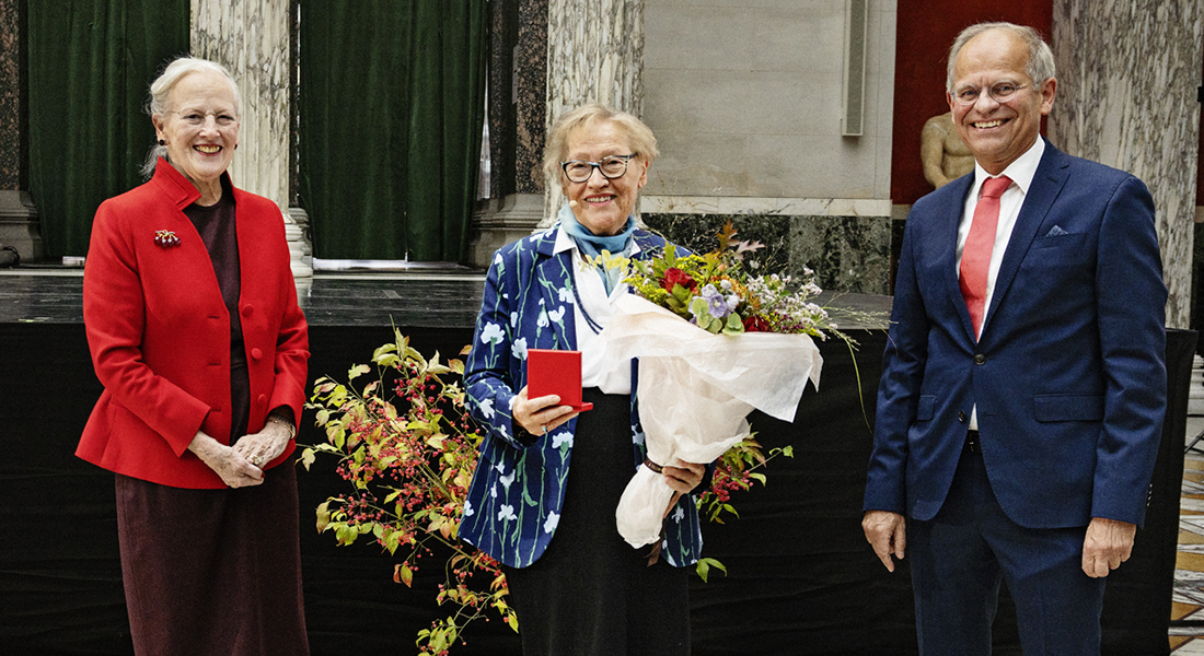 HM Dronningen,  Gerd Grubb og  Mogens Høgh Jensen.
