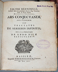 Bernoullis Ars Conjectandi