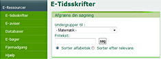 E-tidsskrifter