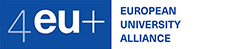 Logo for the 4EU+ European University Alliance
