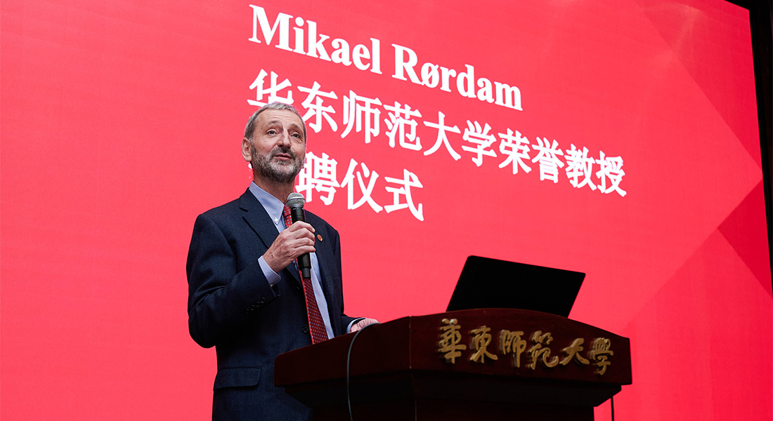 Mikael Rørdams takketale.